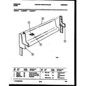 Frigidaire G30NL7 backguard diagram