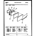Frigidaire G30NL7 door parts diagram
