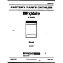 Frigidaire WDSLW1 null diagram