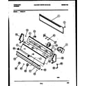Frigidaire WDSLW1 console and control parts diagram