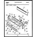 Frigidaire WCSLL1 console and control parts diagram