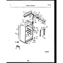 Frigidaire FPGS18TIPL0 cabinet parts diagram