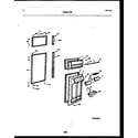 Frigidaire FPES21TIRL0 door parts diagram