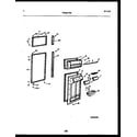Frigidaire FPES21TIRL0 door parts diagram