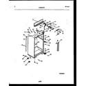 Frigidaire FPES21TIRL0 cabinet parts diagram