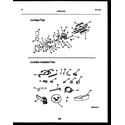 Frigidaire FPES21TIRL0 ice maker and installation parts diagram