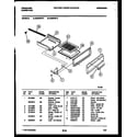 Frigidaire G32BNW3 broiler drawer parts diagram