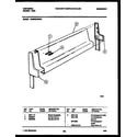 White-Westinghouse CG300SP2W1 backguard diagram
