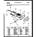 White-Westinghouse CG300SP2W1 broiler drawer parts diagram