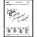 Frigidaire G30PNL6 door parts diagram