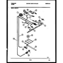 Frigidaire G30PNL6 burner, manifold and gas control diagram