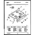 Gibson CP302BP2Y1 cooktop parts diagram