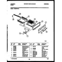 Gibson CP302BP2Y1 broiler drawer parts diagram