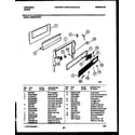 Tappan CE302BP2D1 backguard diagram