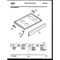 Tappan CE302BP2D1 cooktop parts diagram