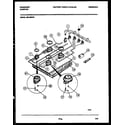 Frigidaire GB135FL3 burner parts diagram