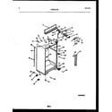Frigidaire FPES21TIRL1 cabinet parts diagram