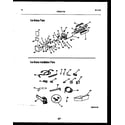 Frigidaire FPES21TIRL1 ice maker and installation parts diagram