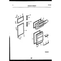 Frigidaire FPWE18TPL0 door parts diagram
