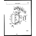 Frigidaire FPWE18TPL0 cabinet parts diagram