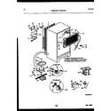 Frigidaire FPWE18TPL0 system and automatic defrost parts diagram
