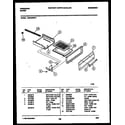 Frigidaire GG34BNL4 broiler drawer parts diagram