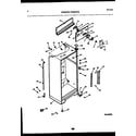 Frigidaire FPGS18TSLW0 cabinet parts diagram