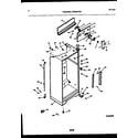 Frigidaire FPGS18TSLW0 cabinet parts diagram