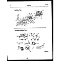 Frigidaire FPGS18TSLW0 ice maker and installation parts diagram