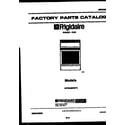 Frigidaire GPG34BNL5 cover diagram