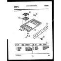 Frigidaire GPG34BNL5 cooktop parts diagram