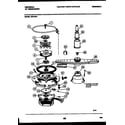 White-Westinghouse DB418PW2 motor pump parts diagram