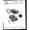 White-Westinghouse DB418PW2 racks and trays diagram