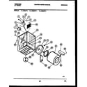 Frigidaire DGILL4 cabinet and component parts diagram