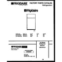 Frigidaire FPD17TLPH2 cover diagram