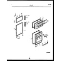 Frigidaire FPD17TLPH2 door parts diagram