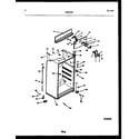 Frigidaire FPD17TLPH2 cabinet parts diagram