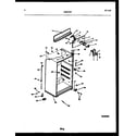 Frigidaire FPD17TPW2 cabinet parts diagram