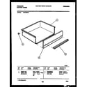 Frigidaire RE32BNL2 drawer parts diagram