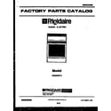 Frigidaire RG34NL3 cover diagram