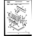 Frigidaire DEILL4 console and control parts diagram