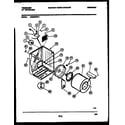 Frigidaire DG5800RW2 cabinet and component parts diagram