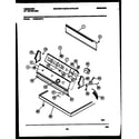 Frigidaire DG5800RW2 console and control parts diagram