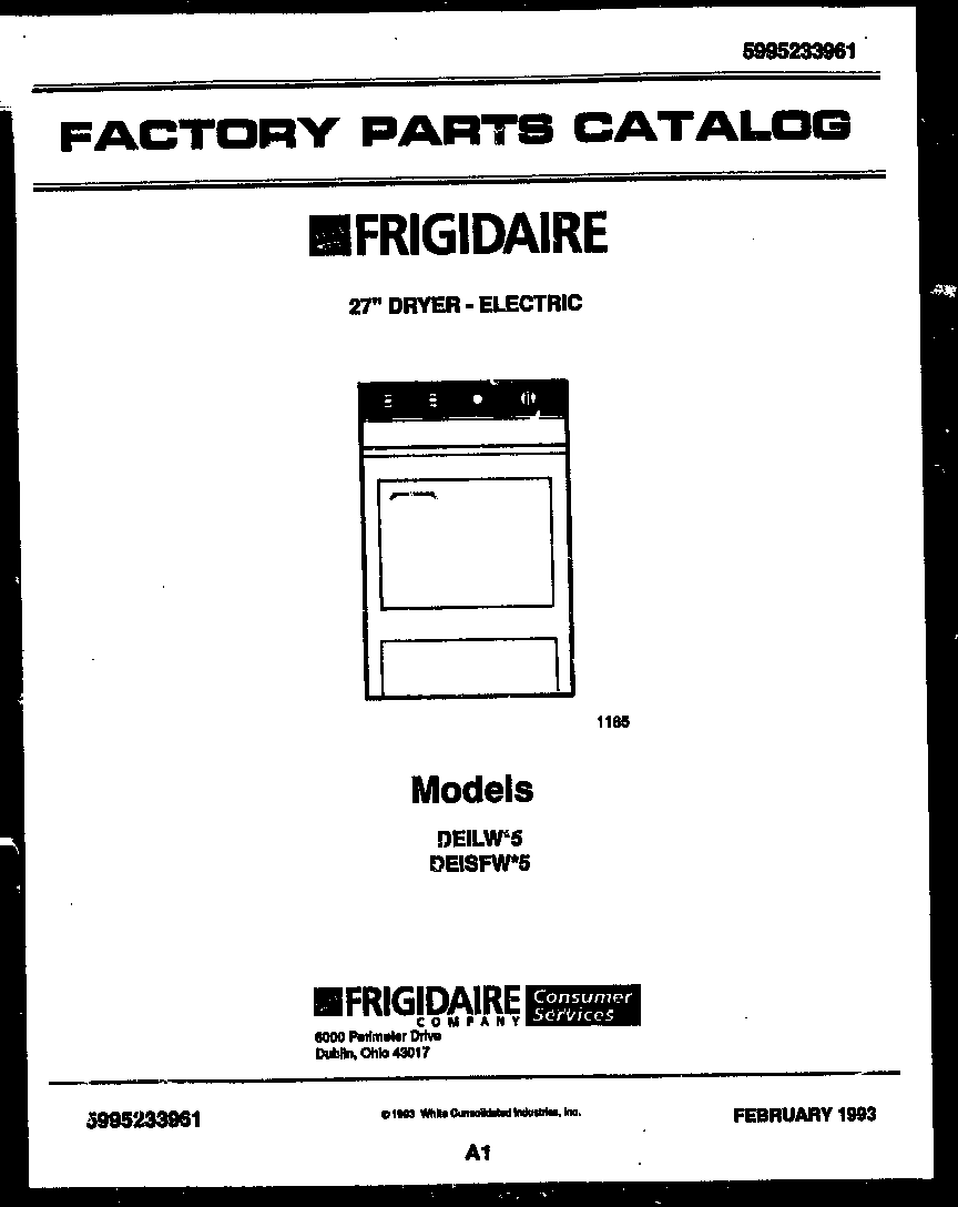 White-Westinghouse DEILL5 null diagram