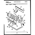 Frigidaire DEISFL5 console and control parts diagram
