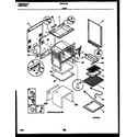 Frigidaire FEF311SAWA body parts diagram