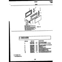 Frigidaire MC850P10 door parts diagram