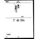 Frigidaire MCT1380A1 control panel diagram