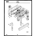 Frigidaire FEF337BAWA backguard diagram
