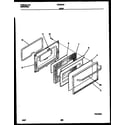 Frigidaire FEF337BAWA door parts diagram